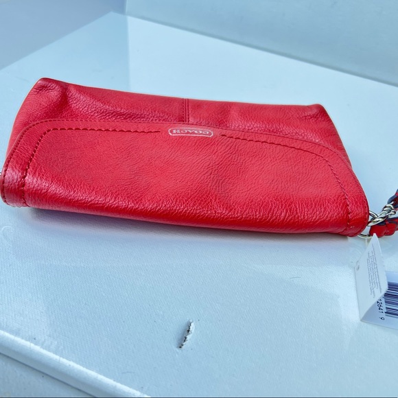Coach orange Wristlet Wallet - Picture 8 of 12